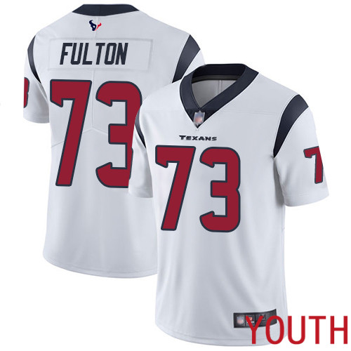 Houston Texans Limited White Youth Zach Fulton Road Jersey NFL Football #73 Vapor Untouchable->youth nfl jersey->Youth Jersey